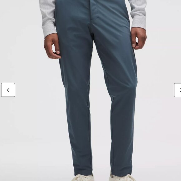 EUC Lululemon Commission Slim-Fit Pant 32L 31W - Iron Blue